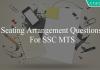 seating arrangement questions for ssc mts