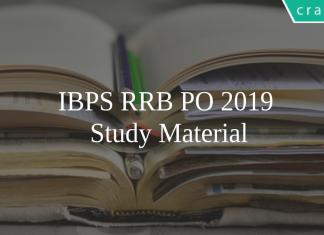 IBPS RRB PO study material