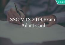 ssc mts admit card