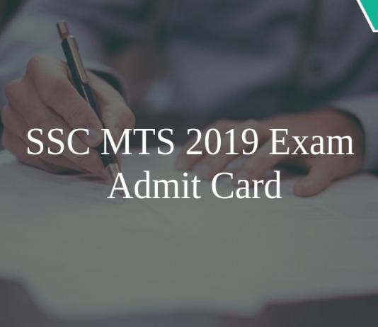 ssc mts admit card