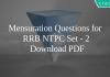 Mensuration Questions for RRB NTPC Set - 2 PDF