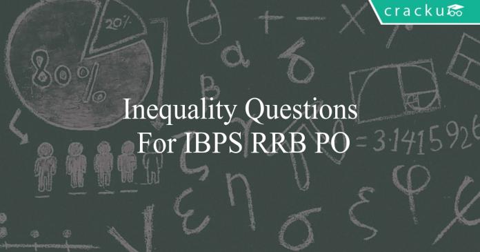inequality questions for ibps rrb po