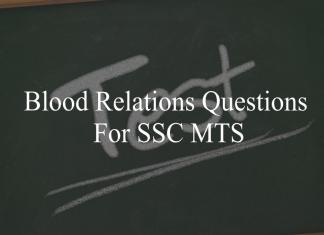 blood relations questions for ssc mts
