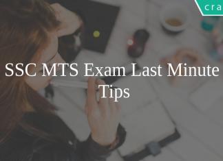 ssc mts exam last minute tips