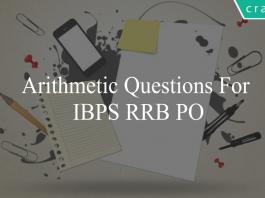 arithmetic questions for ibps rrb po