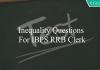 inequality questions for ibps rrb clerk