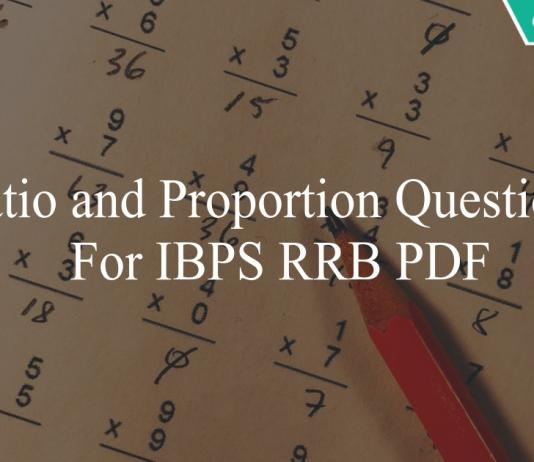 ratio and proportion questions for ibps rrb po
