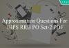 approximation questions for ibps rrb po set-2 pdf