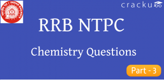 RRB NTPC chemistry questions