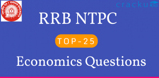 RRB NTPC Economics Questions