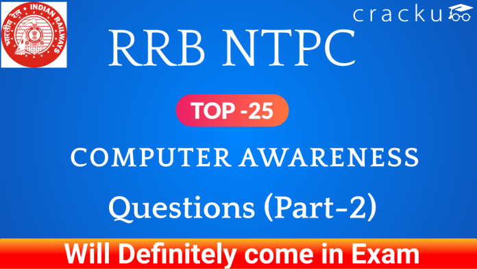 RRB NTPC COMPUTER AWARENESS