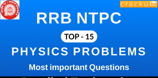 RRB NTPC Physics Problems