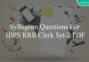 syllogism questions for ibps rrb clerk set-2 pdf