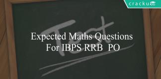 expected maths questions for ibps rrb po