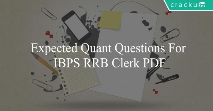 expected quant questions for ibps rrb clerk pdf