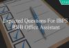 expected questions for ibps rrb office assistant