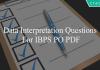 data interpretation questions for ibps po pd