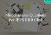 miscellaneous questions for ibps rrb clerk