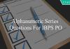 alphanumeric series questions for ibps po