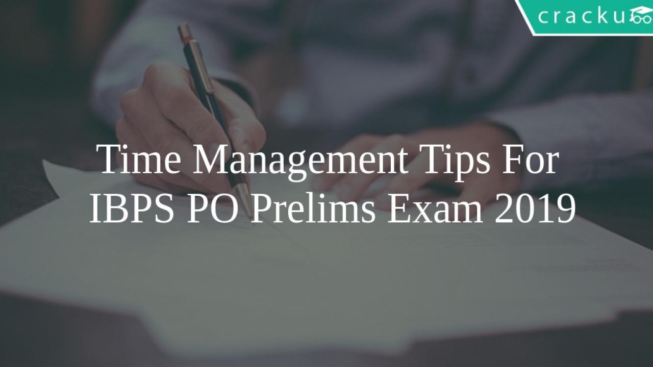 IBPS PO Prelims Time Management Tips and Tricks - Cracku