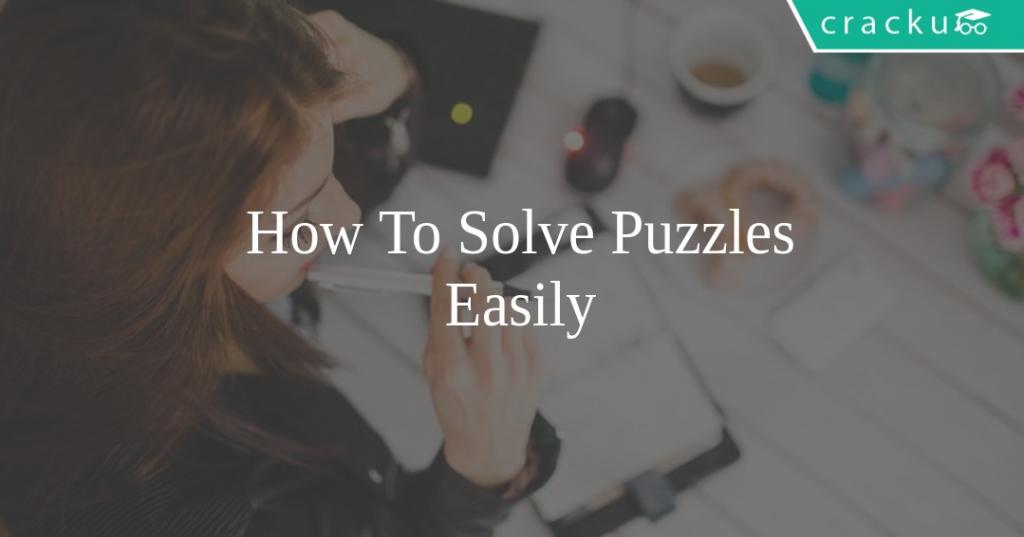 How To Solve Reasoning Puzzles Quickly Puzzle Solving Tricks