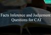 Facts Inference and Judgement Questions for CAT