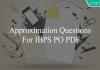 approximation questions for ibps po pdf