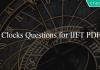 Clocks Questions for IIFT PDF