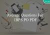 average questions for ibps po pdf