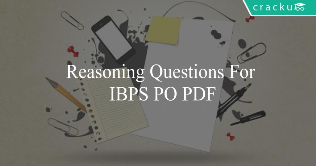 Reasoning Questions For IBPS PO PDF - Cracku