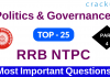 indian polity and governance questions for rrb ntpc exam