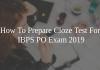 How To Prepare Cloze Test For IBPS PO Exam 2019