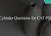 Cylinder Questions for CAT PDF