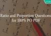 ratio and proportion questions for ibps po pdf