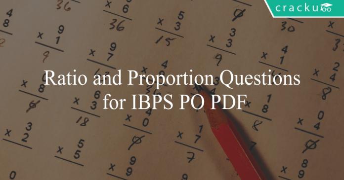 ratio and proportion questions for ibps po pdf