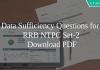 Data Sufficiency Questions for RRB NTPC Set-2 PDF