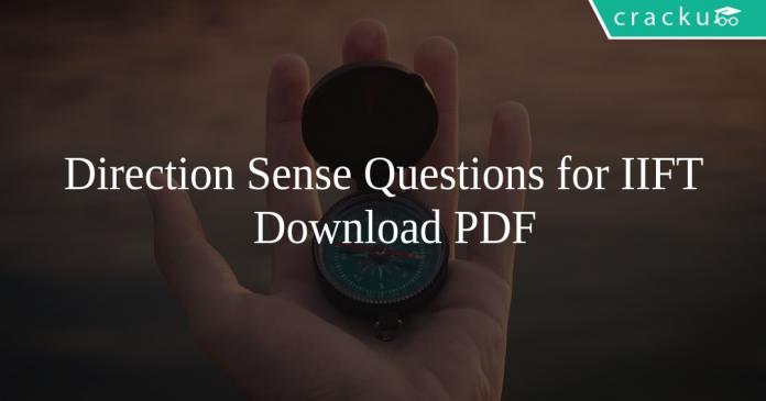 Direction Sense Questions for IIFT PDF