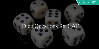 Dice Questions for CAT