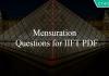 Mensuration Questions for IIFT PDF