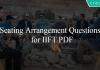 Seating Arrangement Questions for IIFT PDF