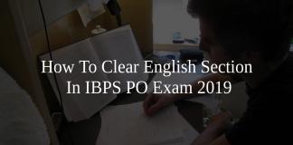 How To Clear English Section In IBPS PO Exam 2019
