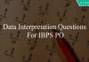 data interpretation questions for ibps po