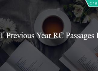 CAT Previous Year RC Passages PDF