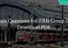 Train Questions for RRB Group-D PDF