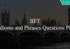 IIFT Idioms and Phrases Questions PDF