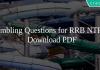 Jumbling Questions for RRB NTPC PDF