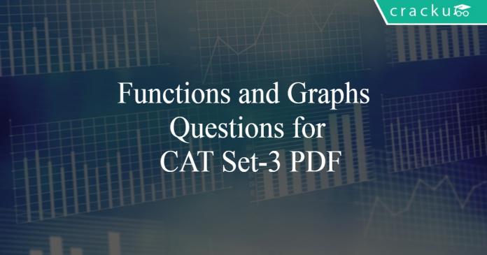 Functions and Graphs Questions for CAT Set-3 PDF