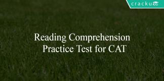 Reading Comprehension Practice Test for CAT