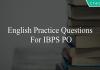 english practice questions for ibps po