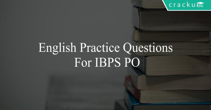 english practice questions for ibps po